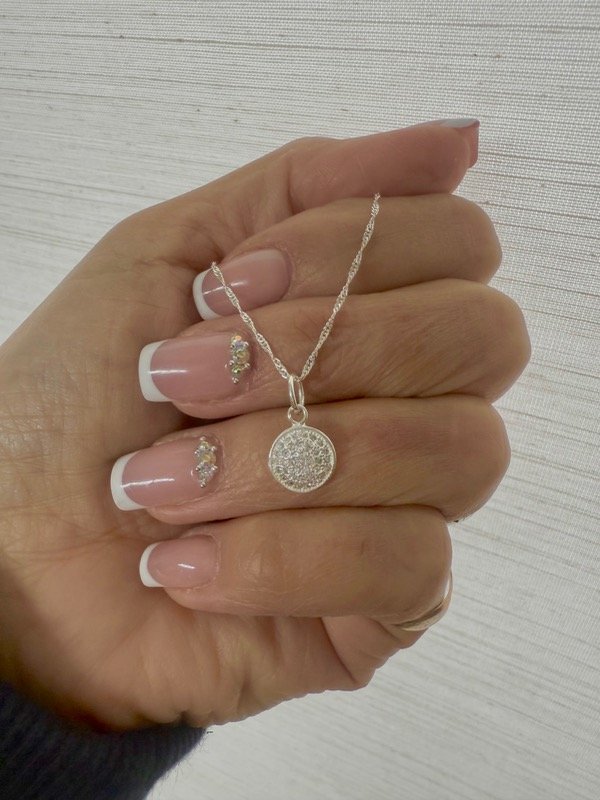 Producto - Collar dije con micropave en plata 925
