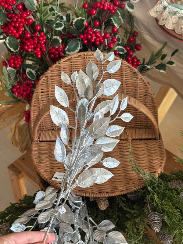 Producto - VARA DE HOJAS PLATEADAS