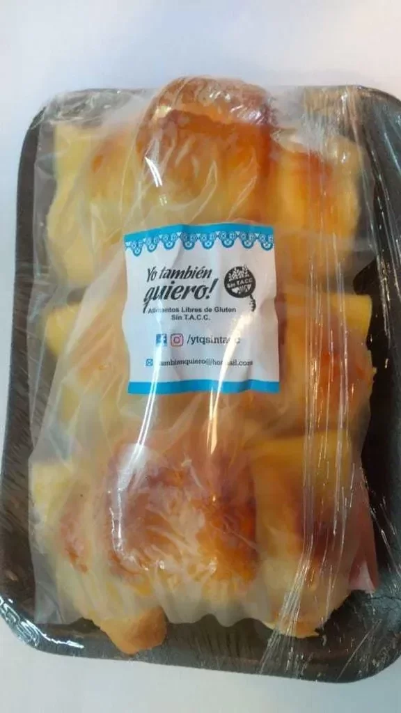 Producto - Medialunas con Jamón y Queso SIN GLUTEN 3 unidades Yo Tambien Quiero