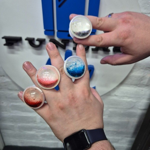 Producto - Pop Socket con Agua y Brillos