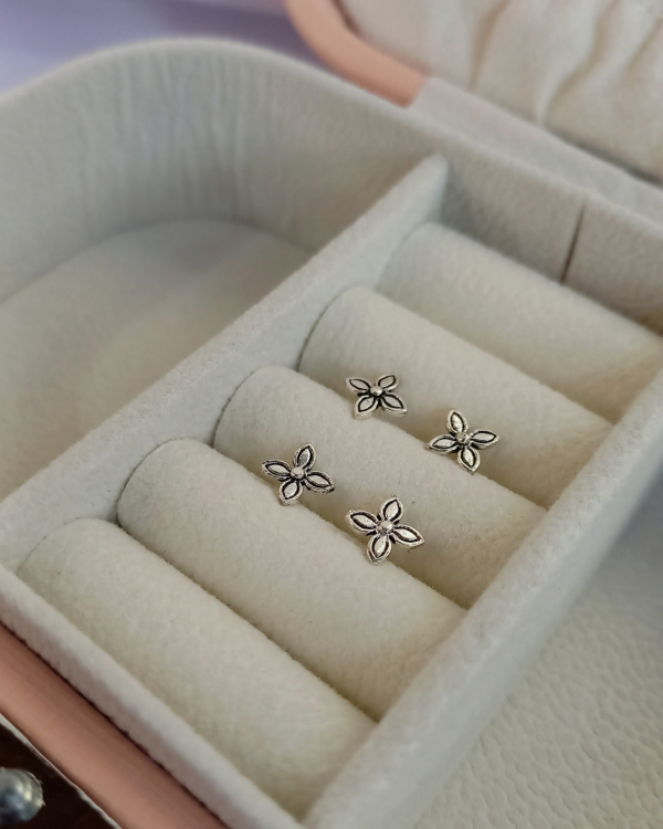 Producto - Aros Flower Thaí Plata925