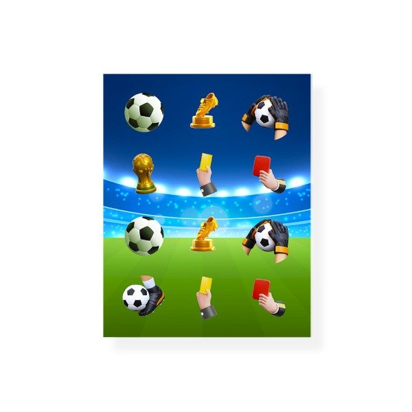 Producto - STICKERS FURTOL COPA X 12
