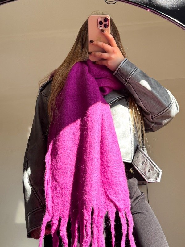 Producto - Bufandón violeta