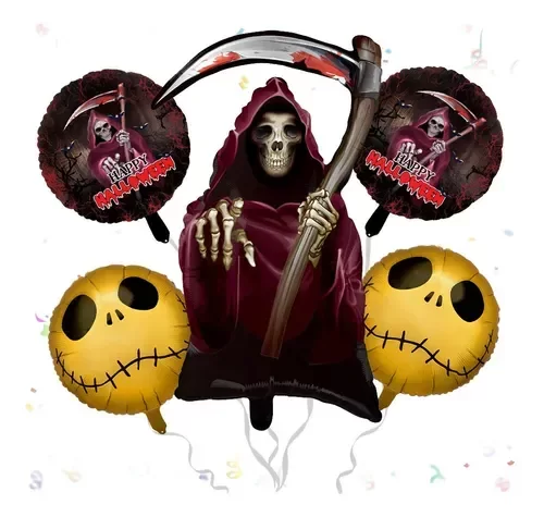 Producto - Set Personajes x 5 Piezas Halloween - Parca