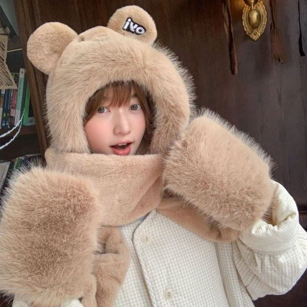 Producto - Gorro Oso 3 en 1 c/guantes
