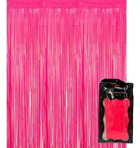Producto - CORTINA rosa fluo
