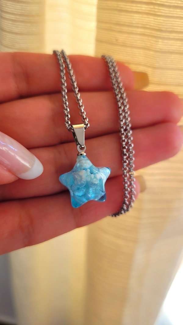 Producto - Collar cielo forma de estrella de acero quirúrgico - 2
