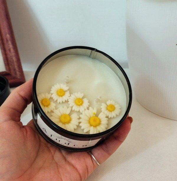 Producto - Vela Lata Margaritas