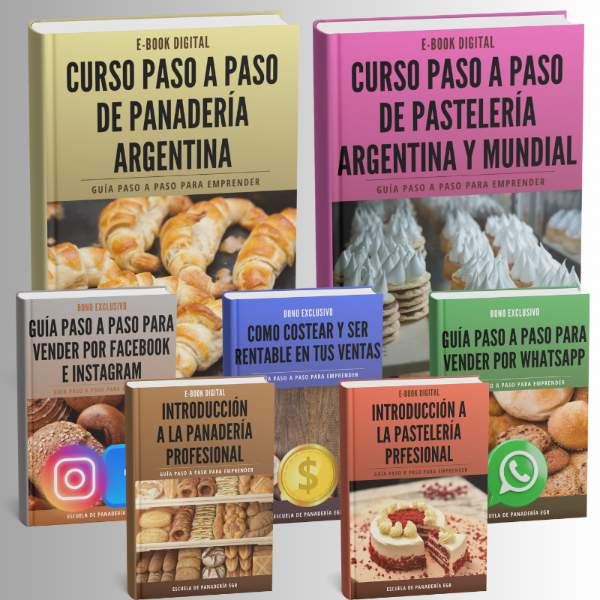 Producto - CURSO COMPLETO DE PANADERÍA Y PASTELERÍA PROFESIONAL