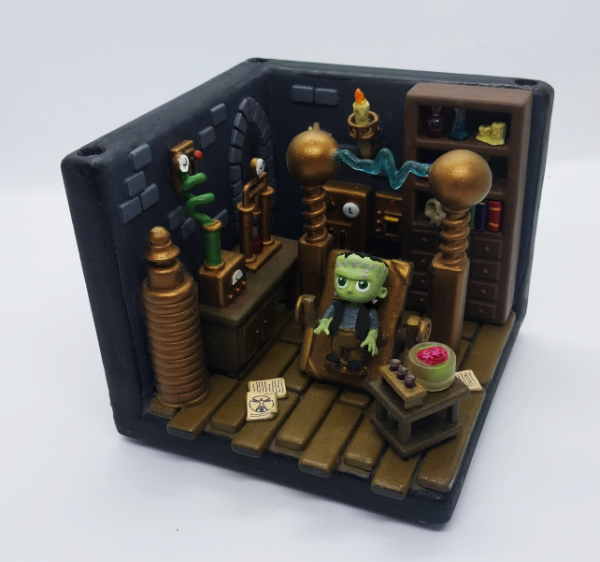 Producto - Diorama Frankenstein (con luz)