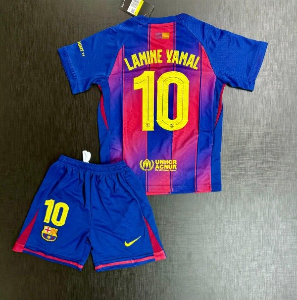 Producto - Kit Niño 25/26 Barcelona Titular Lamine Yamal 10