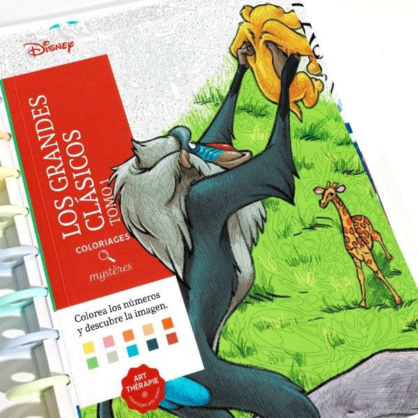 Producto - Libro para Colorear con números: Clasicos de Disney Tomo 1 - 0