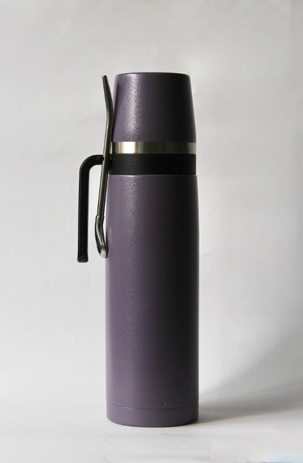 Producto - Termo media manija con bombilla Violeta