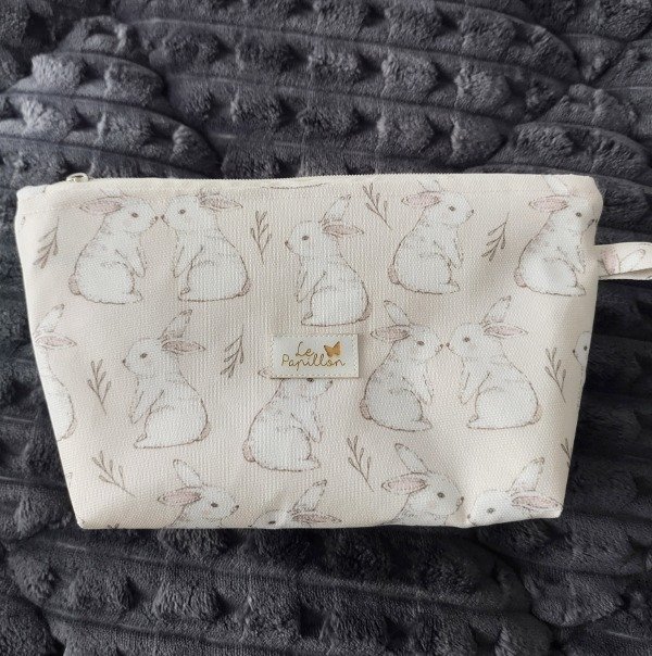 Producto - Neceser Conejitos rosa y blanco