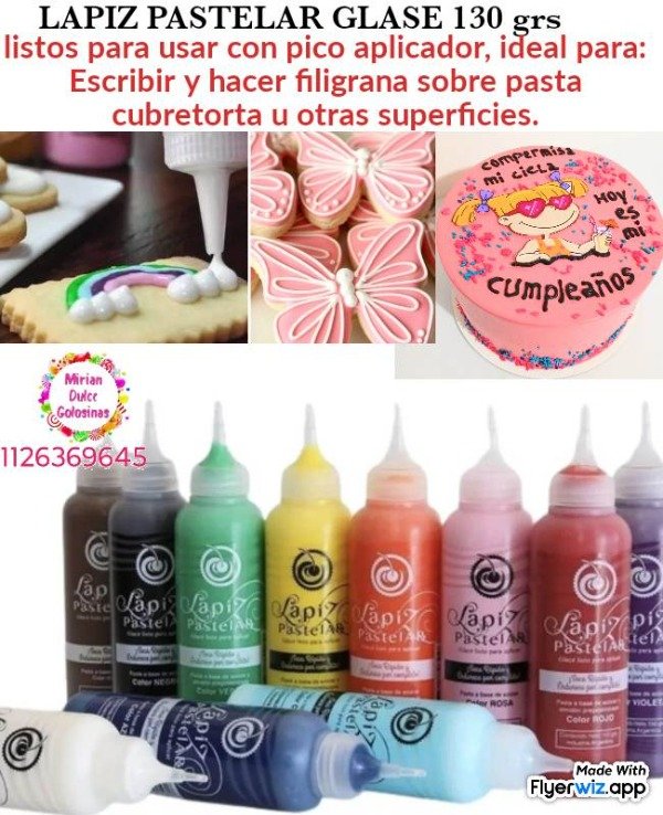 Producto - LAPIZ PASTELAR DECORATIVO GLASE 130grs