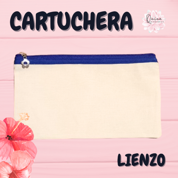 Producto - 50 CARTUCHERAS DE LIENZO PESADO LISAS - 3