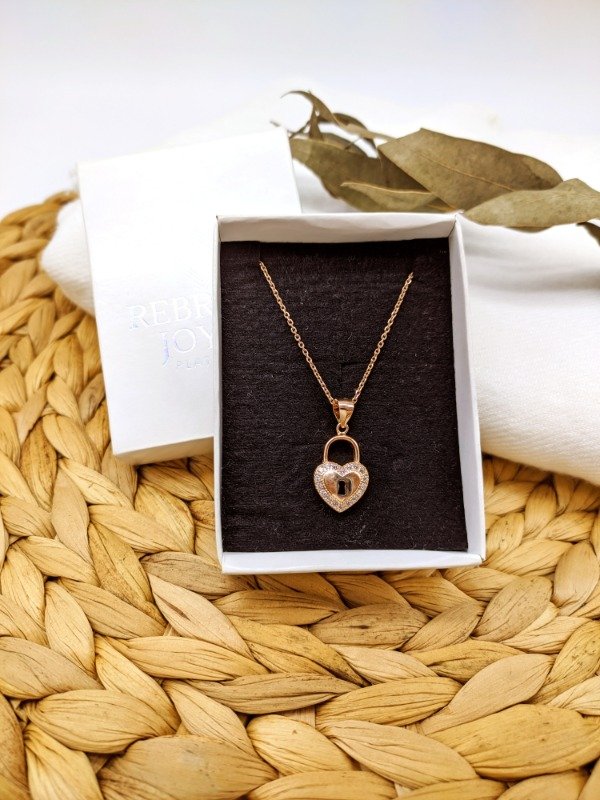 Producto - Dije Amor Secreto Baño de Oro Rosa