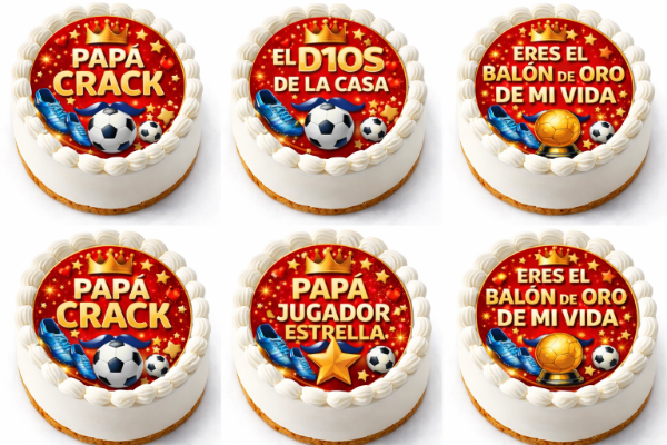 Producto - LAMINA COMESTIBLE  PAPA TORTAS INDIVIDALES 9 - 1