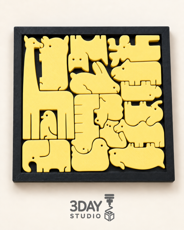 Producto - Rompecabeza de Animales 3D - 1