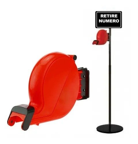 Producto - TURNERA SOPORTE + BASE + CARTEL + BARRAL  CON EXPENDEDORA CARACOL PARA TURNOS