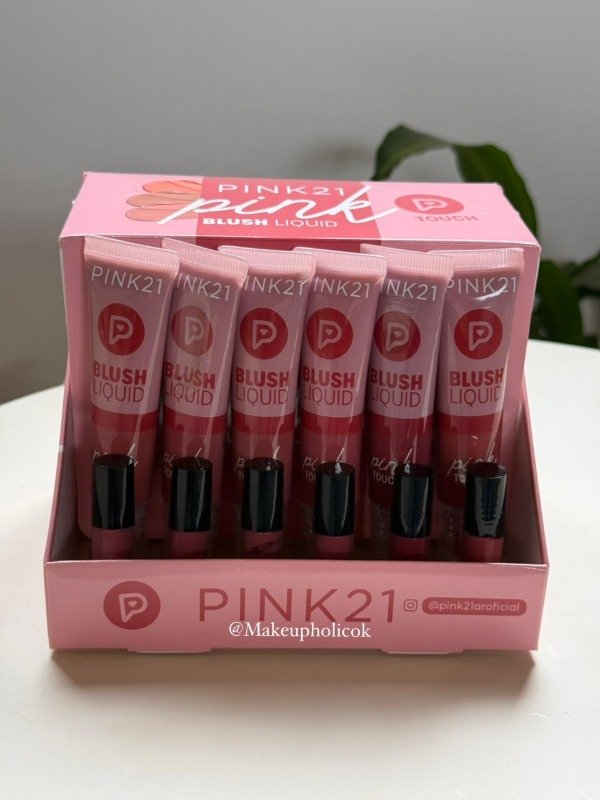 Producto - RUBOR LIQUIDO CON DOSIFICADOR - PINK 21 - CAJA DE 24 UNIDADES - 2