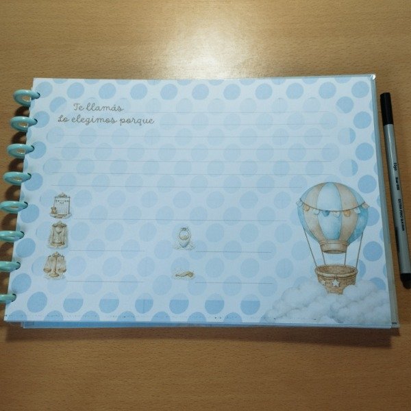 Producto - Contame Mis Primeros Pasos Celeste Personalizado - 3 al cubo - 2