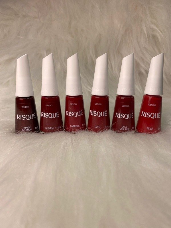 Producto - Esmaltes Risque tonalidades rojas