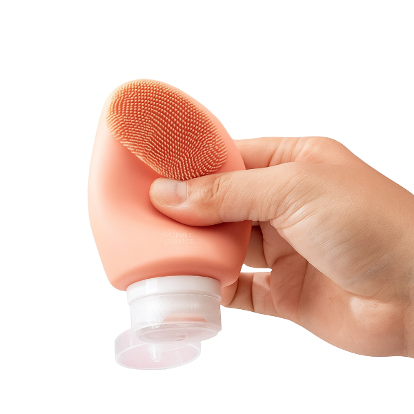 Producto - Botella de silicona y cepillo