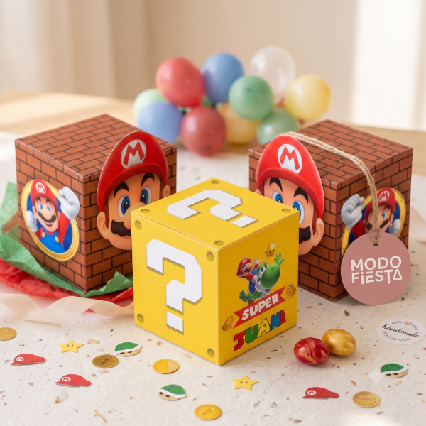 Producto - Caja Cubo Mario Bros