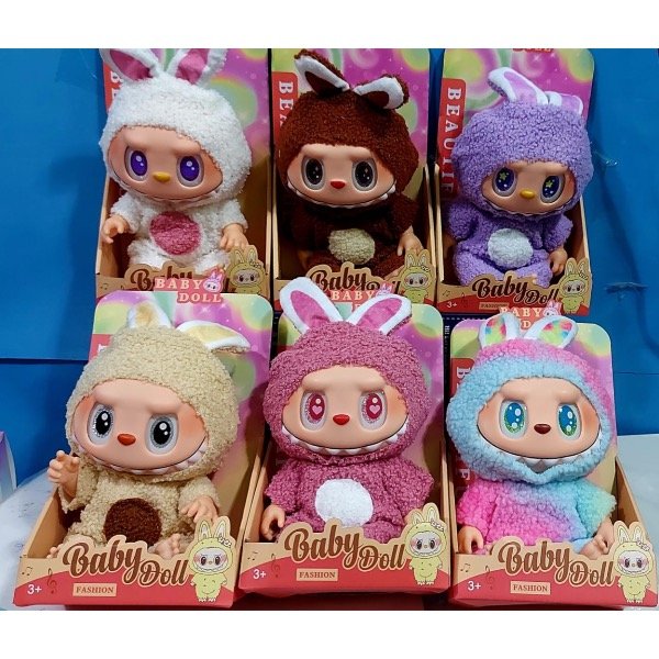 Producto - Muñeco labubu con sonido 25cm
