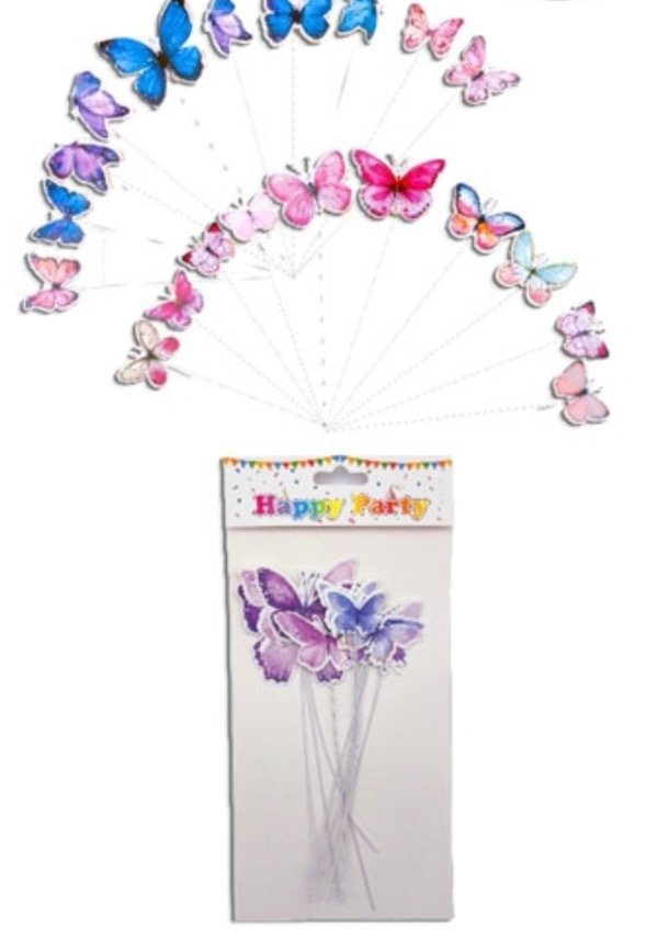 Producto - TP MARIPOSAS X 10 UNI SURTIDAS