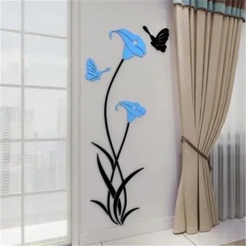 Producto - Cuadro Decorativo Pared Florero Cala Mdf - 4