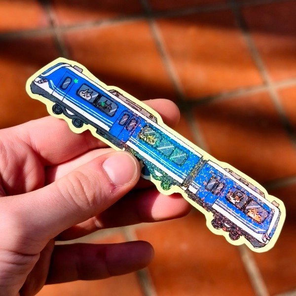 Producto - sticker tren (transportes) - 1
