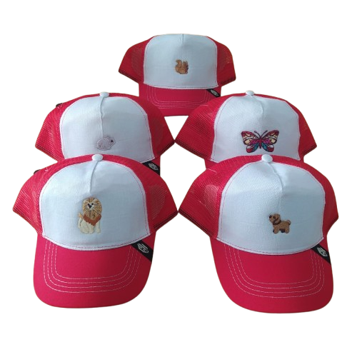 Producto - Gorra Infantil Bordada Roja TMP01