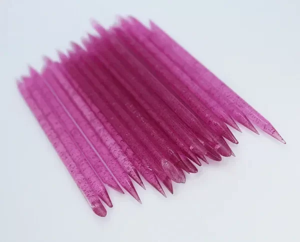 Producto - Palitos de naranjo acrilico con brillos x 50un