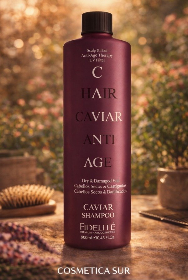 Producto - shampo de cabellos secos y castigados caviar fidelite x 900 ml
