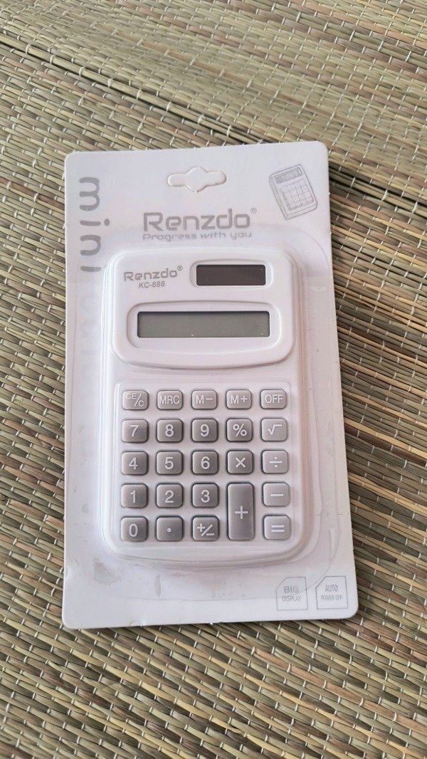 Producto - Calculadora blanca Renzdo