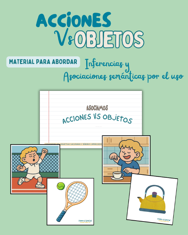 Producto - ACCIONES vs OBJETOS