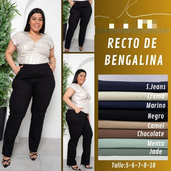 Producto - LINEA TALLES ESPECIALES Recto de bengalina