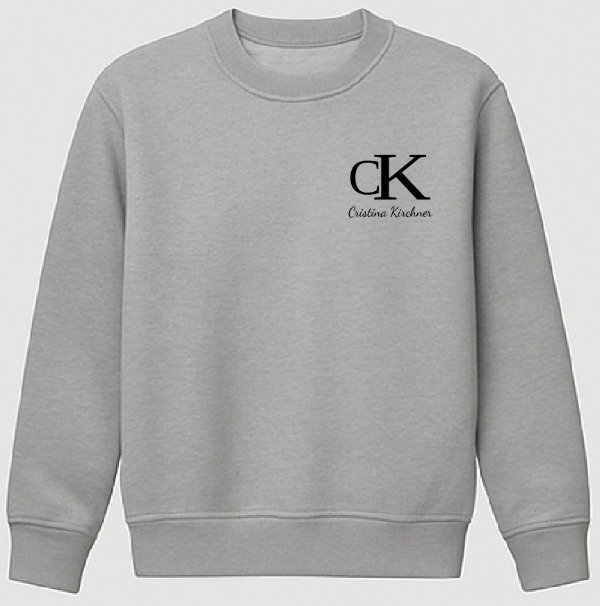 Producto - Buzo Liso - Frente y Dorso - CFK
