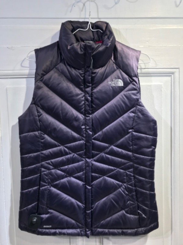 Producto - Chaleco THE NORTH FACE violeta pluma 550- PRECIO: 165x