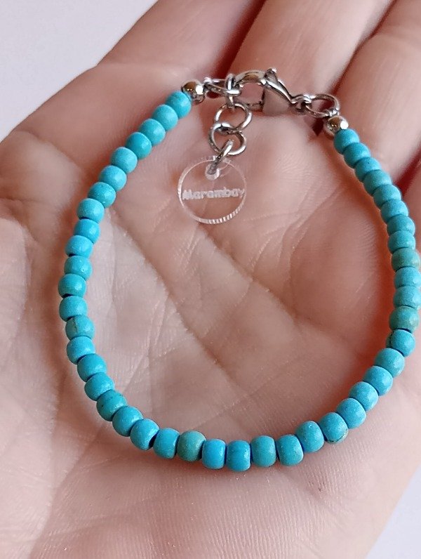 Producto - Pulsera Turquenitas y acero