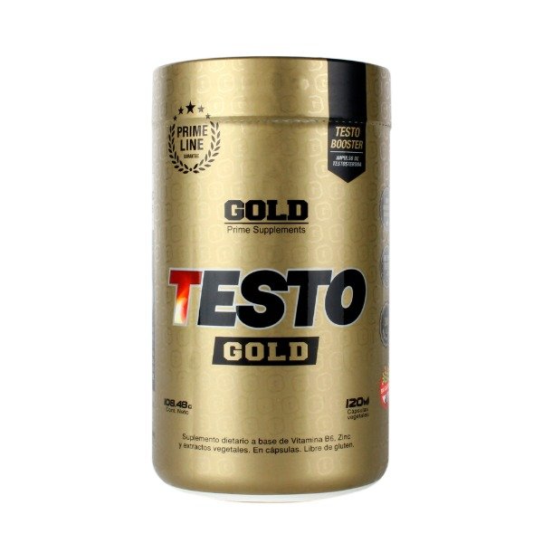 Producto - Testo Gold 120 Caps Gold Nutrition Sin Tacc