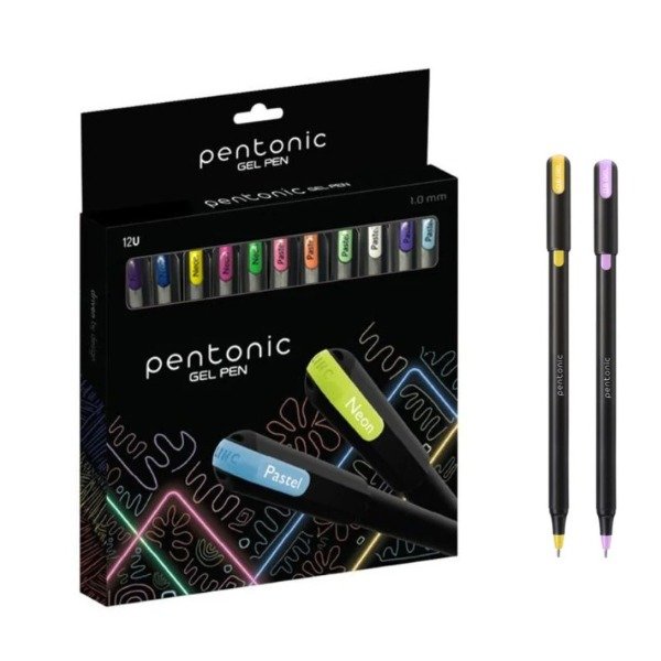 Producto - Boligrafo Gel Pentonic Colores Pastel y Neon