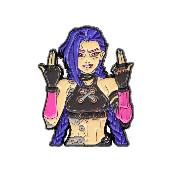 Producto - Pin Arcane League of Legends - Jinx F.Y.