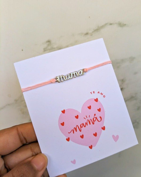 Producto - Pulsera mamá rosa