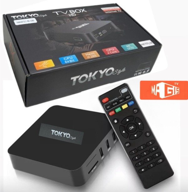 Producto - TV BOX Tokyo Style 128GB 8GB RAM Android 11.1 4k Ultra HD Con Magis
