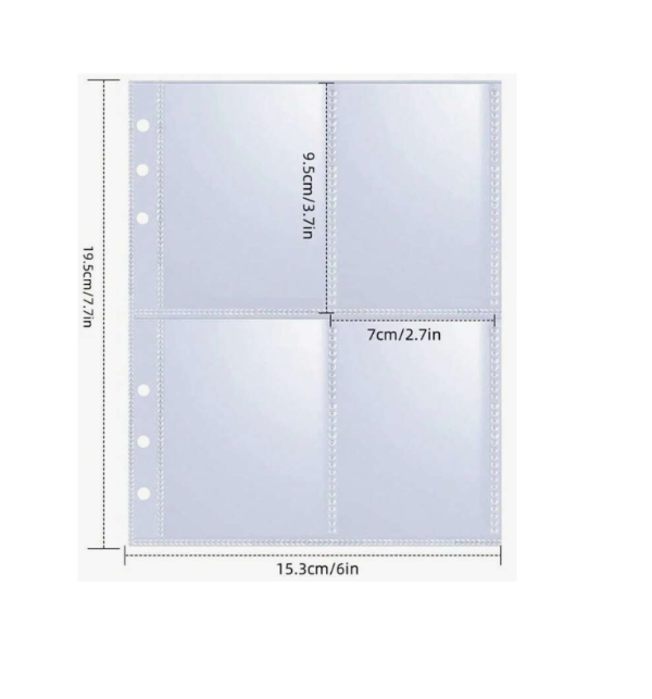 Producto - Folios A5 de 4 Bolsillos 10 Unidades