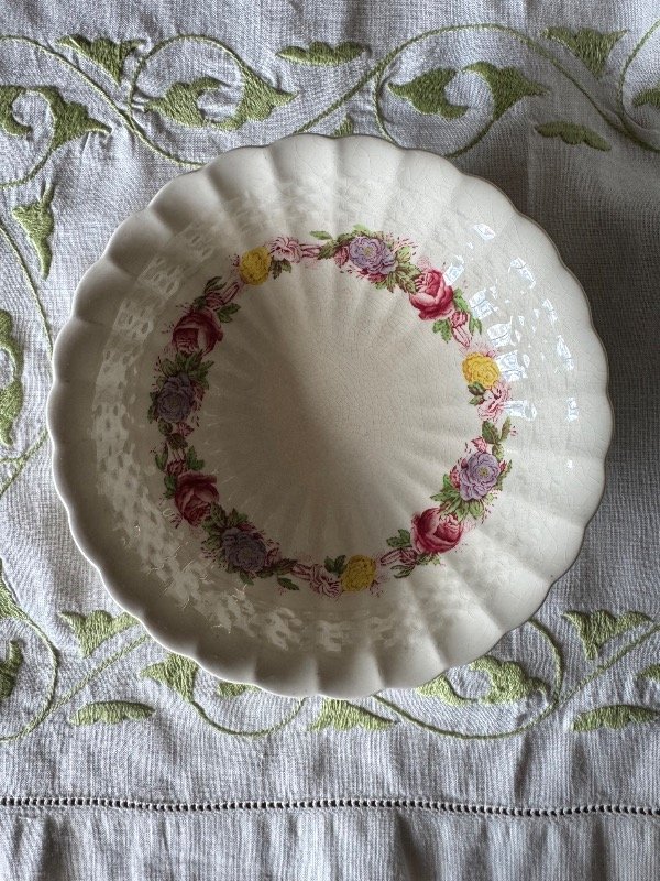 Producto - Compotera de loza inglesa Copeland Briar Rose