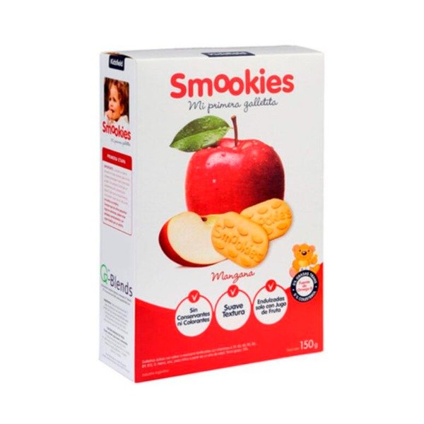 Producto - Smookies Galletitas Dulces Manzana x 150g - Smookies